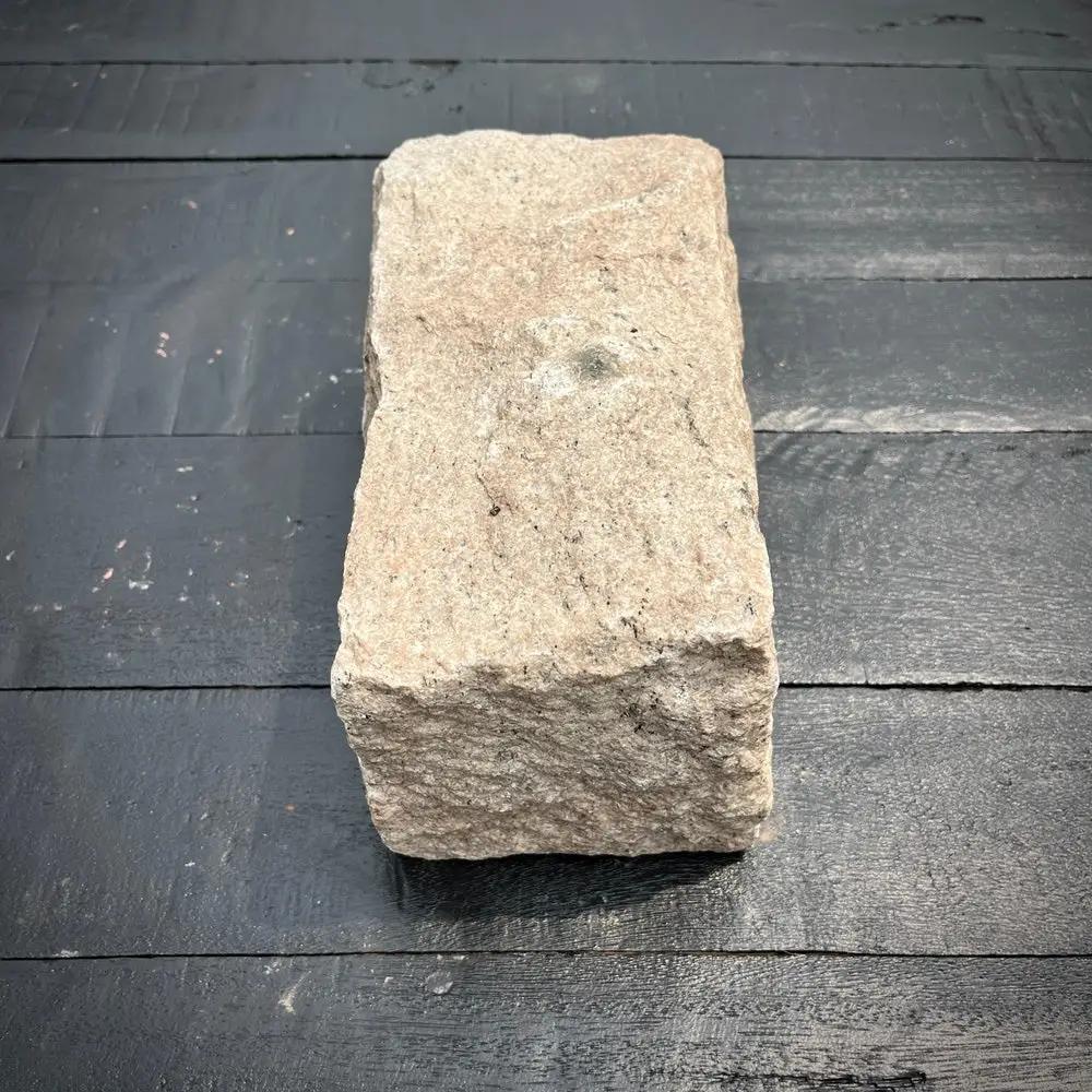 New Regulation Granite Belgian Block 9” x 5” x 5” – Grey, Pink, Buff, Black by Chief Bricks