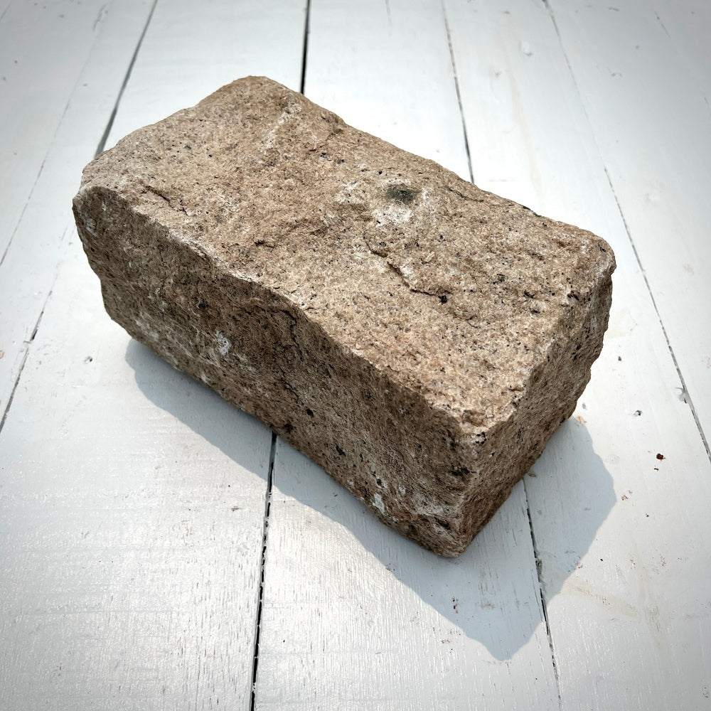 New Regulation Granite Belgian Block 9” x 5” x 5” – Grey, Pink, Buff, Black by Chief Bricks