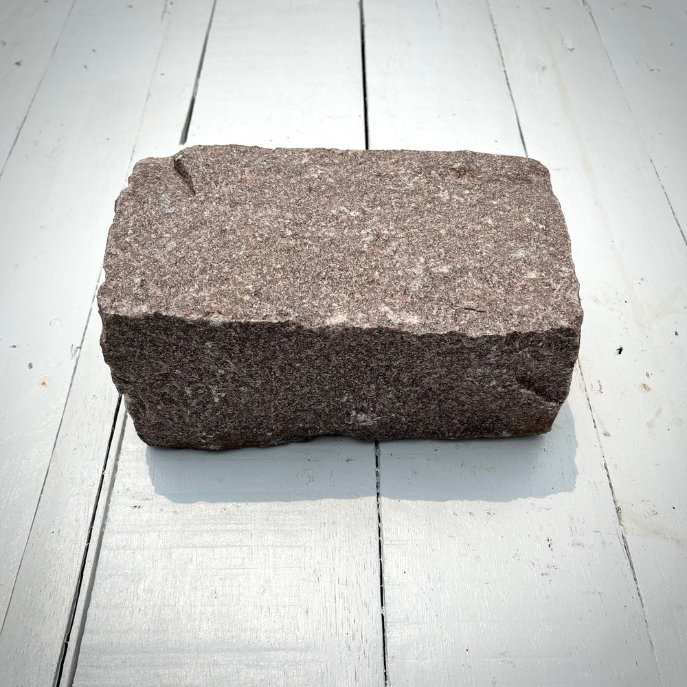 New Regulation Granite Belgian Block 9” x 5” x 5” – Grey, Pink, Buff, Black by Chief Bricks