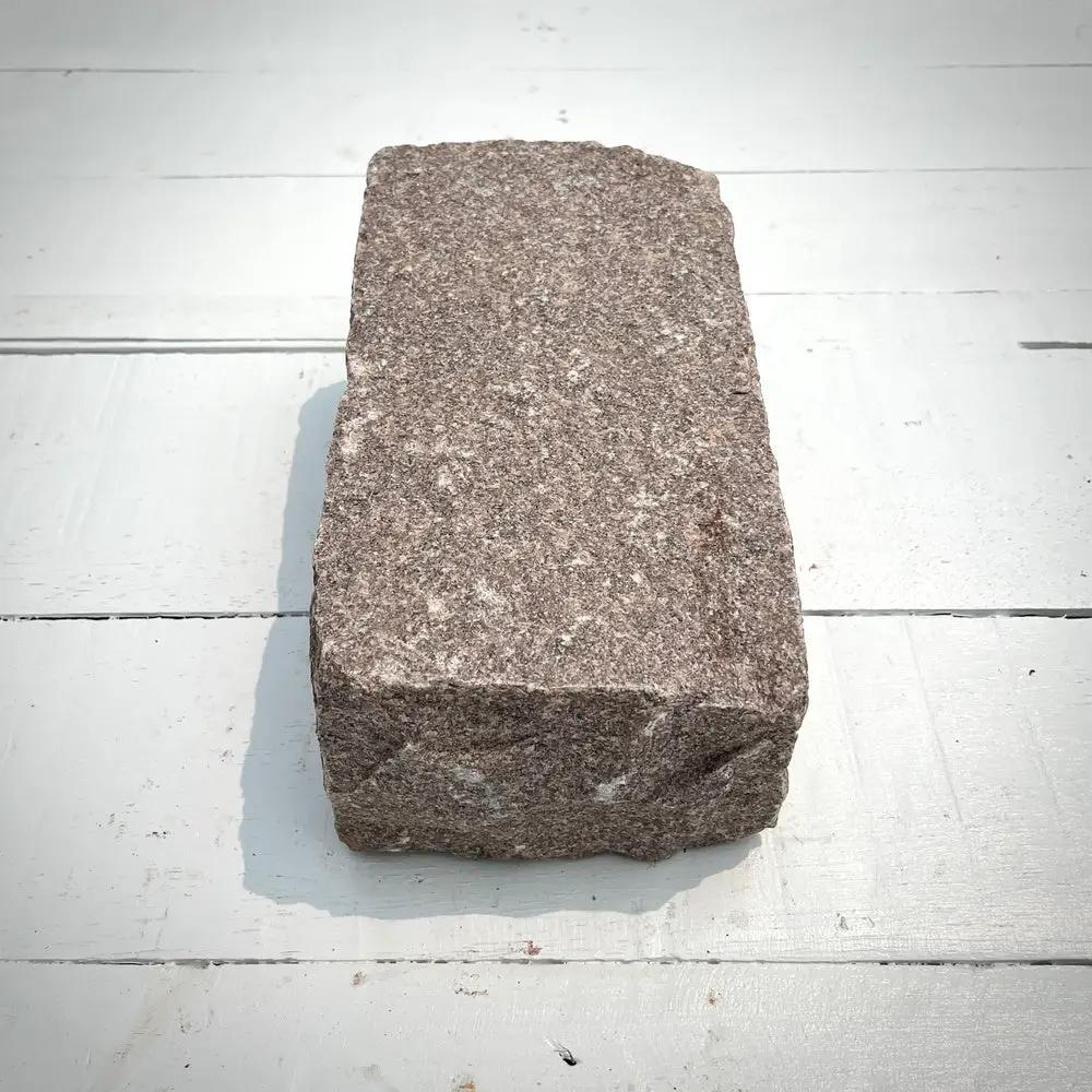 New Regulation Granite Belgian Block 9” x 5” x 5” – Grey, Pink, Buff, Black by Chief Bricks