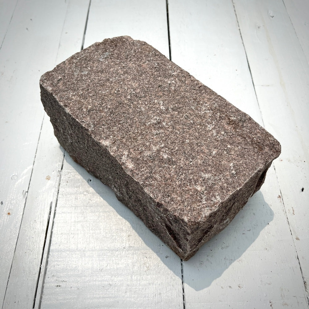 New Regulation Granite Belgian Block 9” x 5” x 5” – Grey, Pink, Buff, Black by Chief Bricks