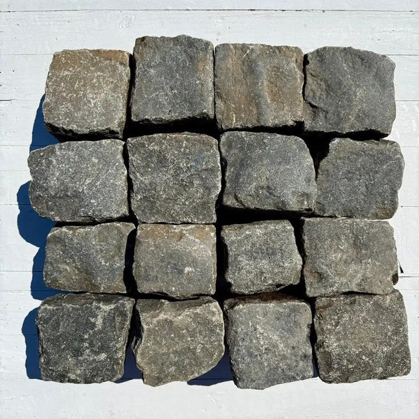 Reclaimed New York Granite Cobblestone - Cubes 6" x 6" x 6"