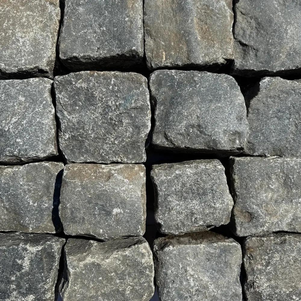 Reclaimed New York Granite Cobblestone - Cubes 6" x 6" x 6" by Chief Bricks