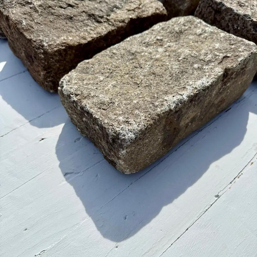 Reclaimed Granite Cobblestone - Jumbo 11" x 7" x 4" by Chief Bricks