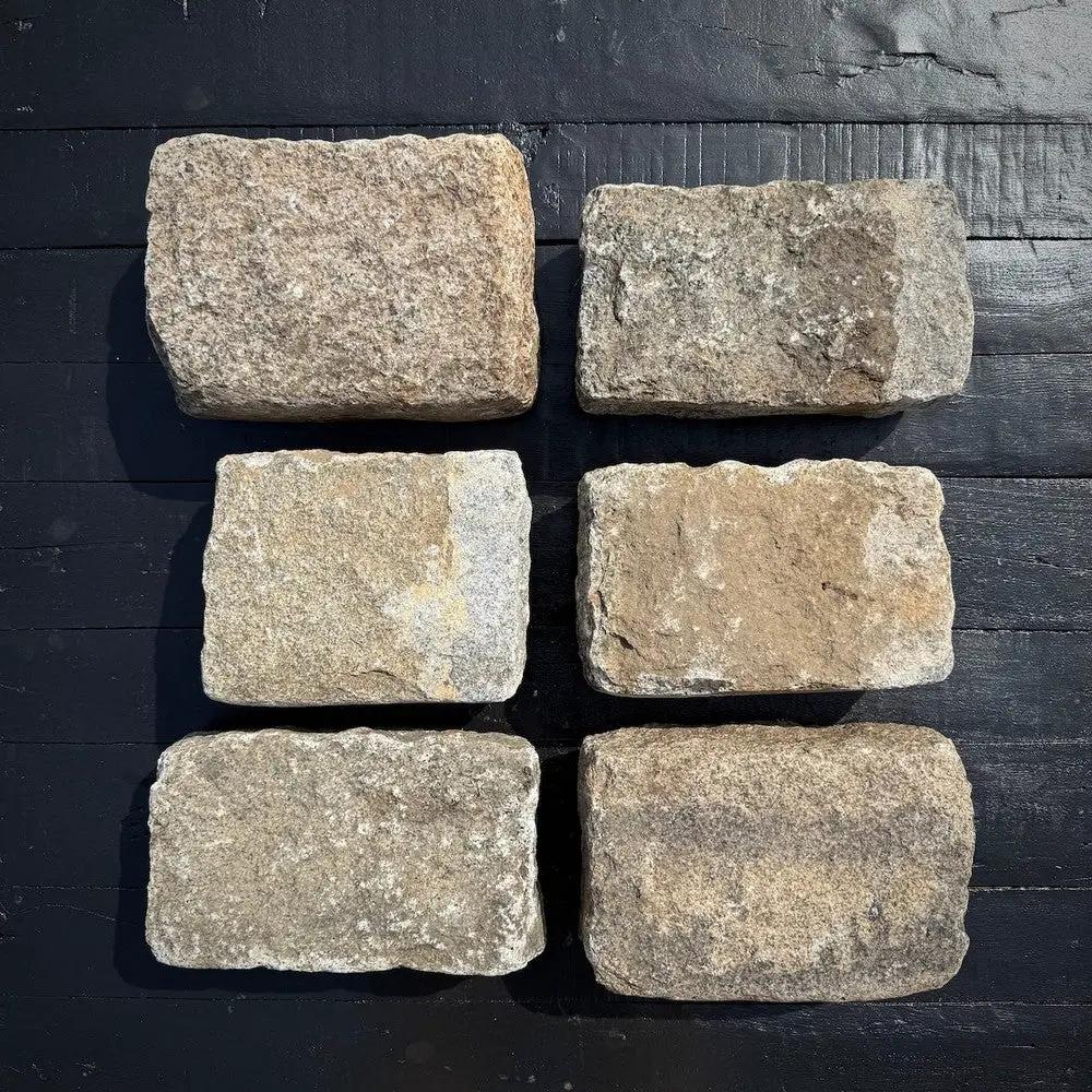 Reclaimed Granite Cobblestone - Jumbo 11" x 7" x 4" by Chief Bricks