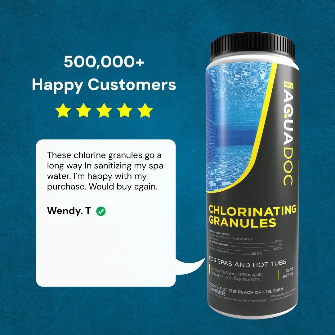 Chlorine Granules for Hot tub by AquaDoc