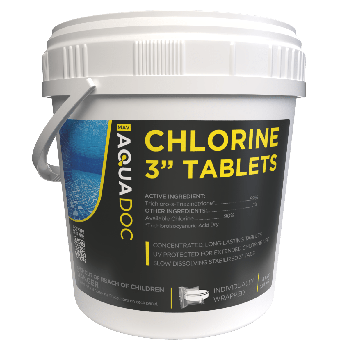 Pool Chlorine Tablets by AquaDoc