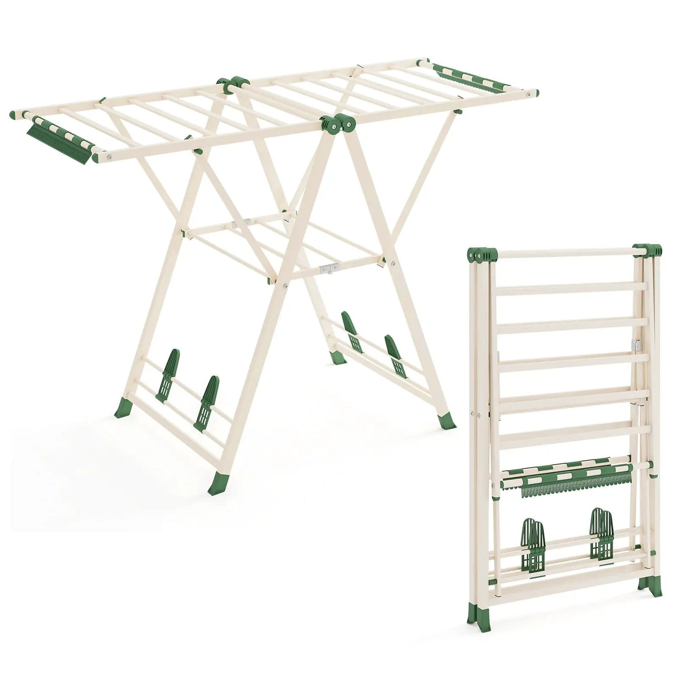 Clothes Drying Rack with Height Adjustable Wings by DirectDeals