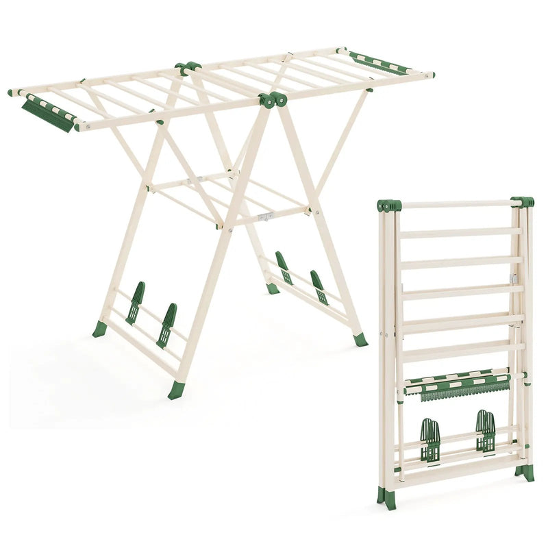 Clothes Drying Rack with Height Adjustable Wings by DirectDeals