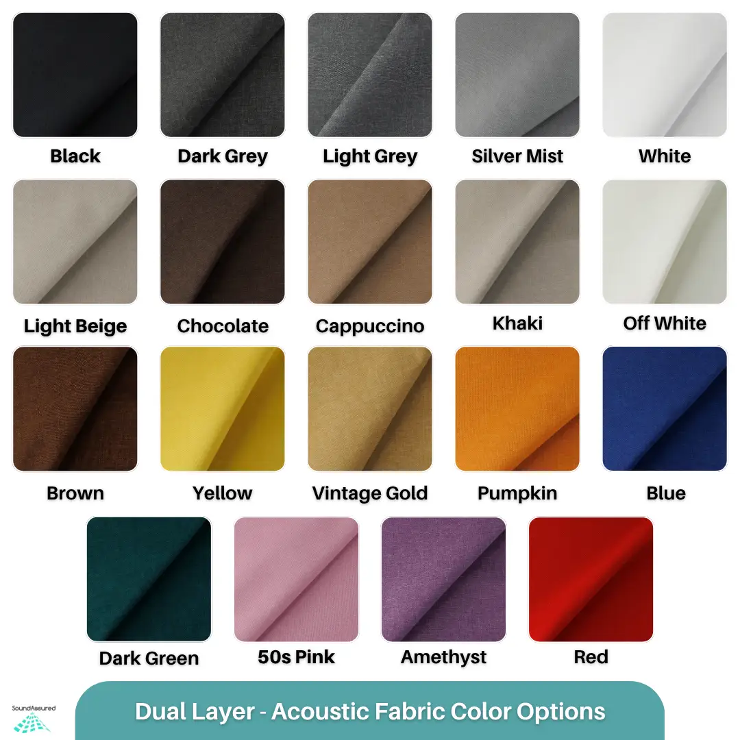 Fabric Wrapped Acoustic Panel | Sound Absorbing Panel For Walls Or Ceilings by SoundAssured