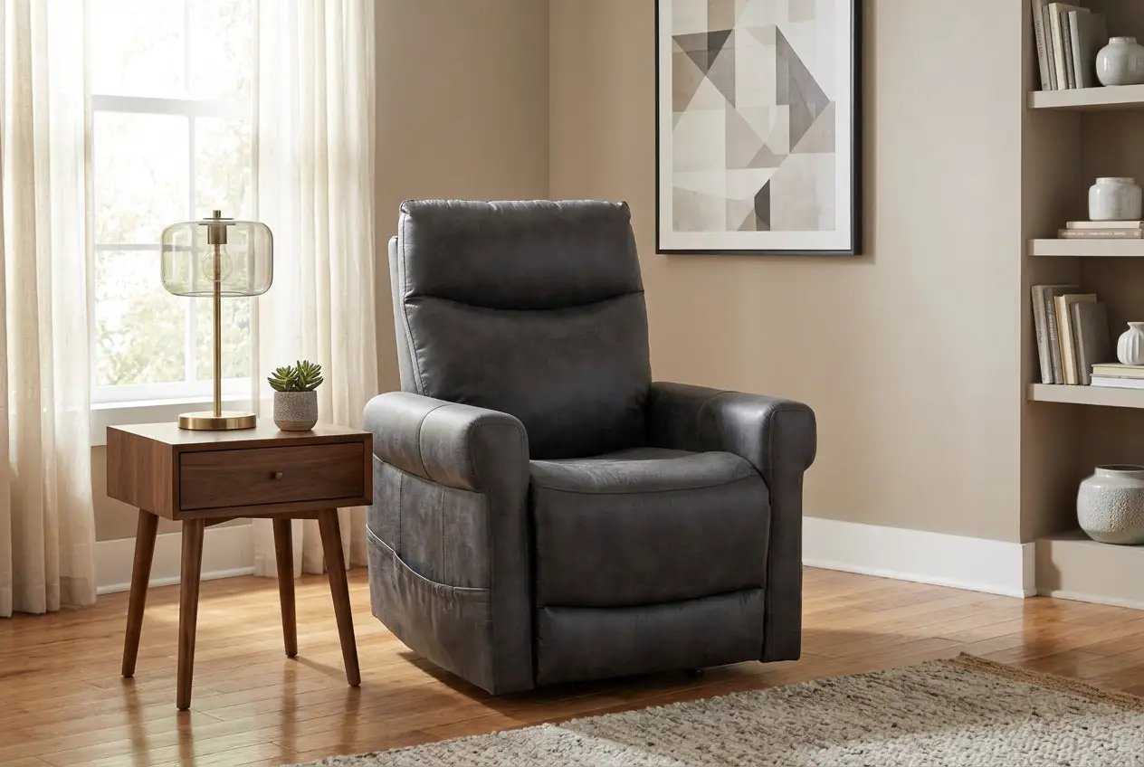 ComfortRise Granite Infinite Position Lift Chair with Power Headrest & Lumbar Support by Ornate Furniture