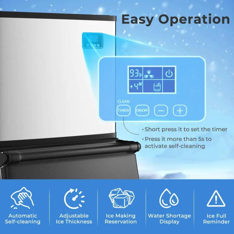 418 LBS Ice Maker with 200 LBS Bin by DirectDeals