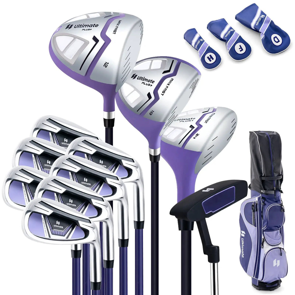 Women's Complete Golf Club Set Right Hand with Rain Hood by DirectDeals