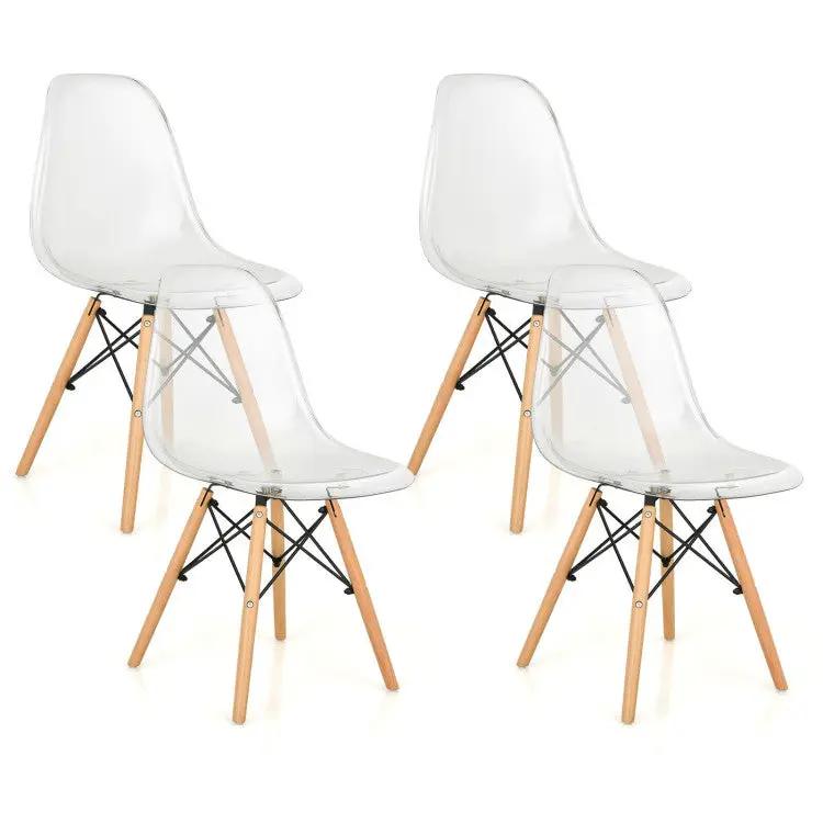 Complete Modern Dining Set: 5-Piece Dining Chairs and Table Bundle - Sleek Comfortable and Durable by DirectDeals
