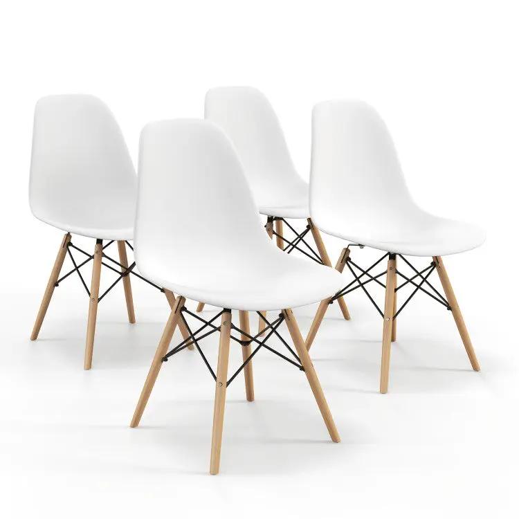 Complete Modern Dining Set: 5-Piece Dining Chairs and Table Bundle - Sleek Comfortable and Durable by DirectDeals