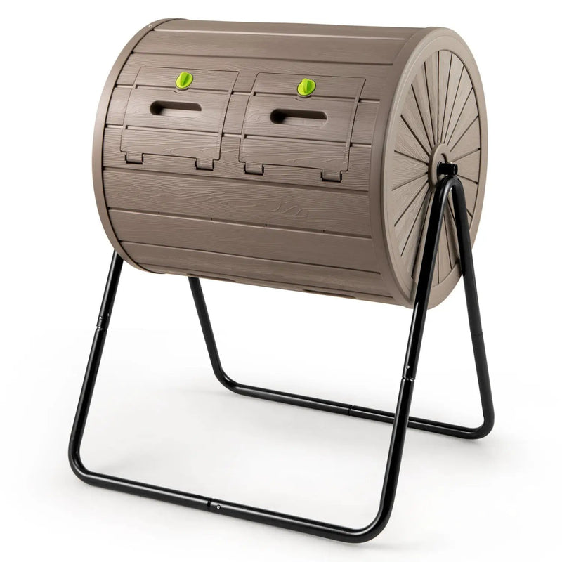 Compost Tumbler 37.5 Gallon Large Outdoor Compost Bin by DirectDeals