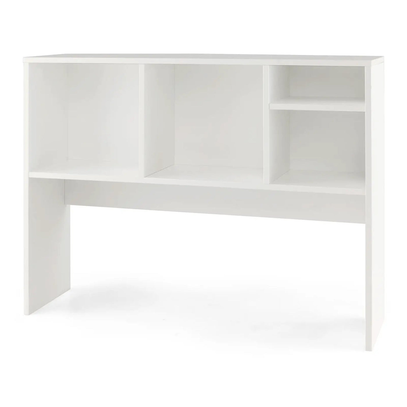 Computer Desktop Bookcase with 4 Cubbies and Open Back Compartment by DirectDeals