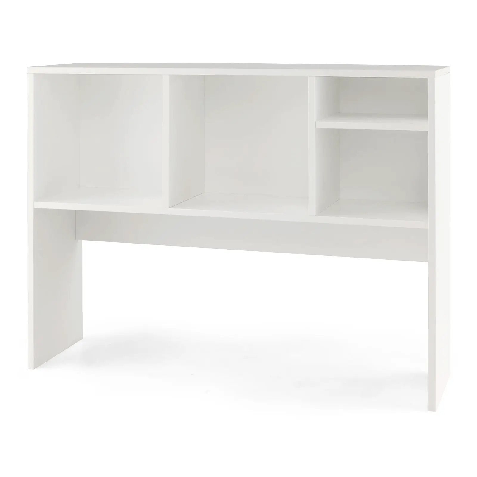 Computer Desktop Bookcase with 4 Cubbies and Open Back Compartment by DirectDeals