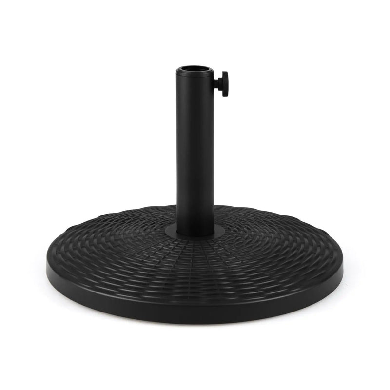Concrete Patio Umbrella Base with Rattan Pattern for Lawn by DirectDeals