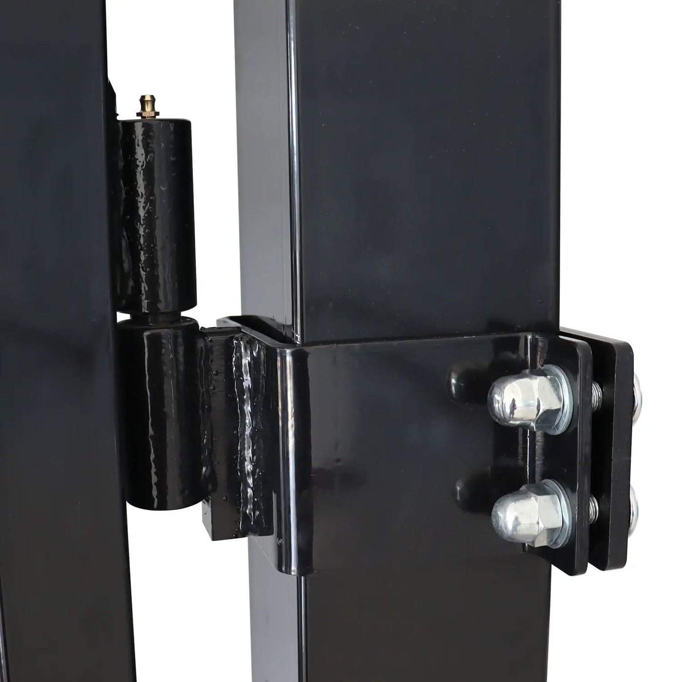 10'x4"x4" Gate Post with Brackets for Dual Swing Driveway Gates, Set of 2 by Chery Industrial
