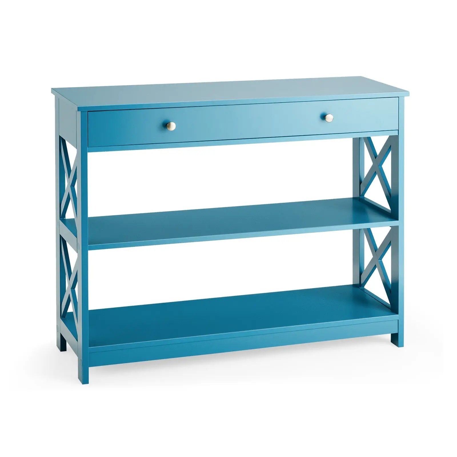 Console Table 3-Tier with Drawer and Storage Shelves by DirectDeals