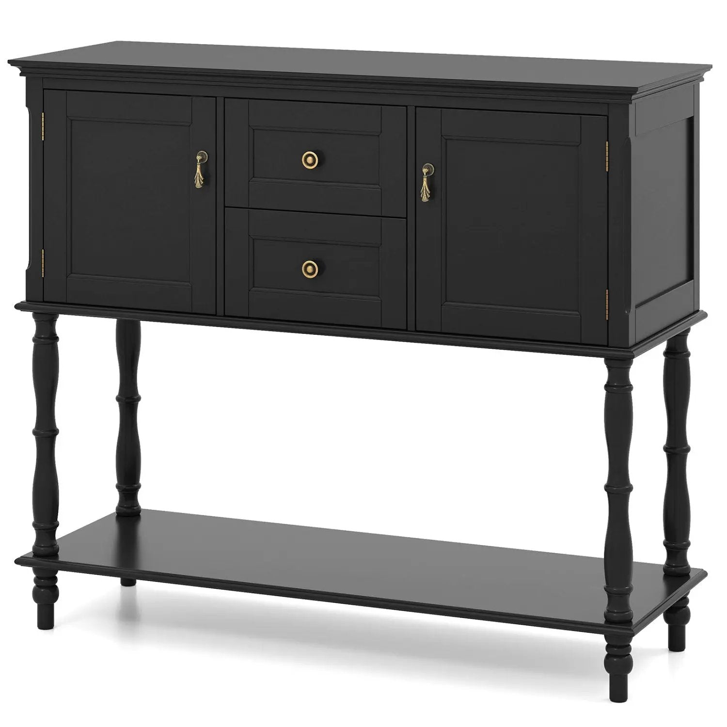 Console Table with 2 Drawers and Storage Cabinets by DirectDeals