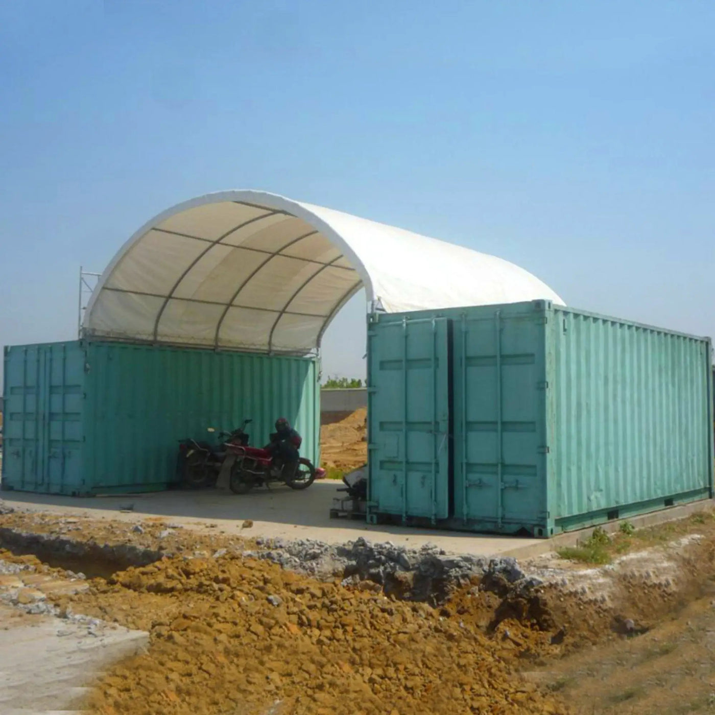 20'x20' Shipping Container Canopy Shelter by Chery Industrial