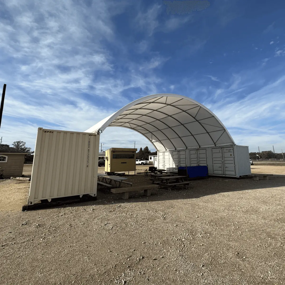 40'x40'x13' Shipping Container Canopy Shelter by Chery Industrial