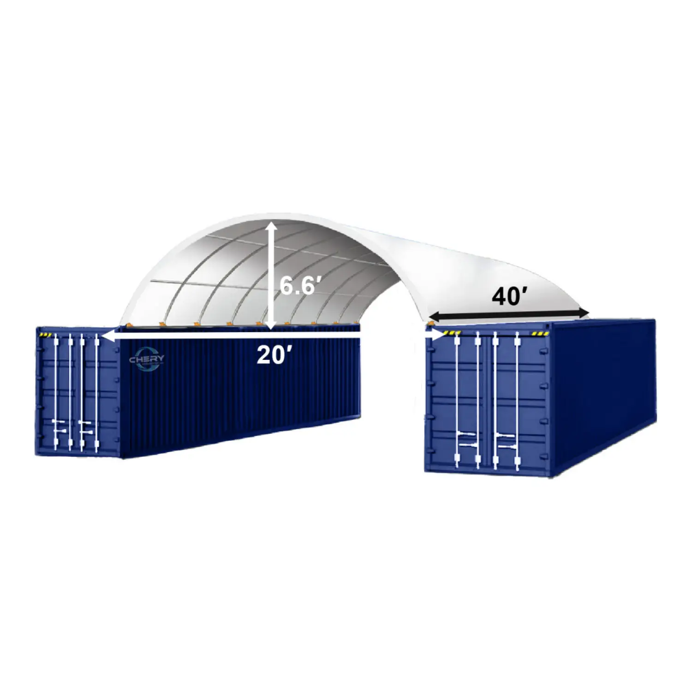 20'x40' Shipping Container Canopy Shelter by Chery Industrial