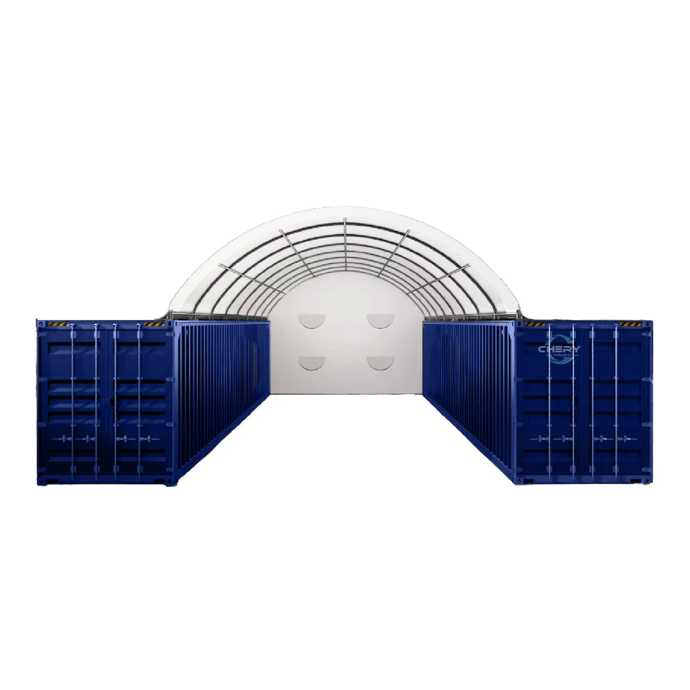 20x40 ft Container Shelter with Closed Back Panel by Chery Industrial