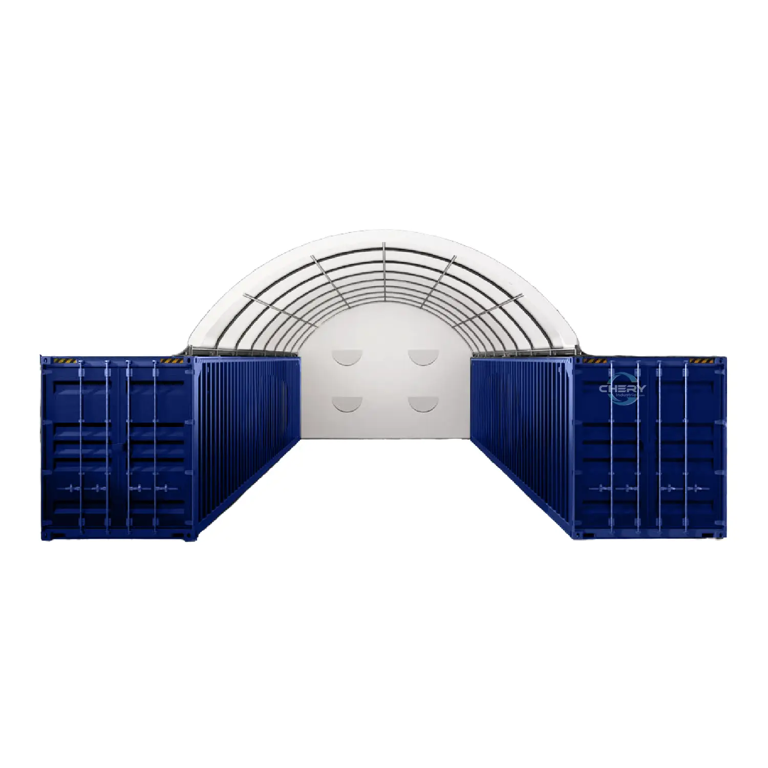 20x40 ft Container Shelter with Closed Back Panel by Chery Industrial