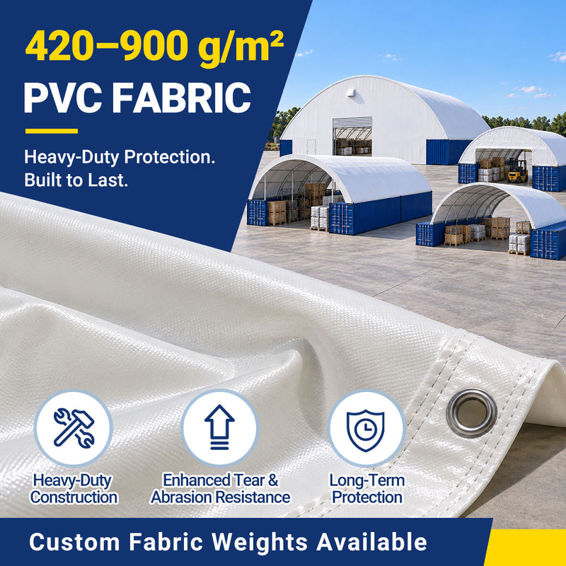 40'x40'x15' Double Truss Peak Container Canopy Shelter, photo 5 of 11