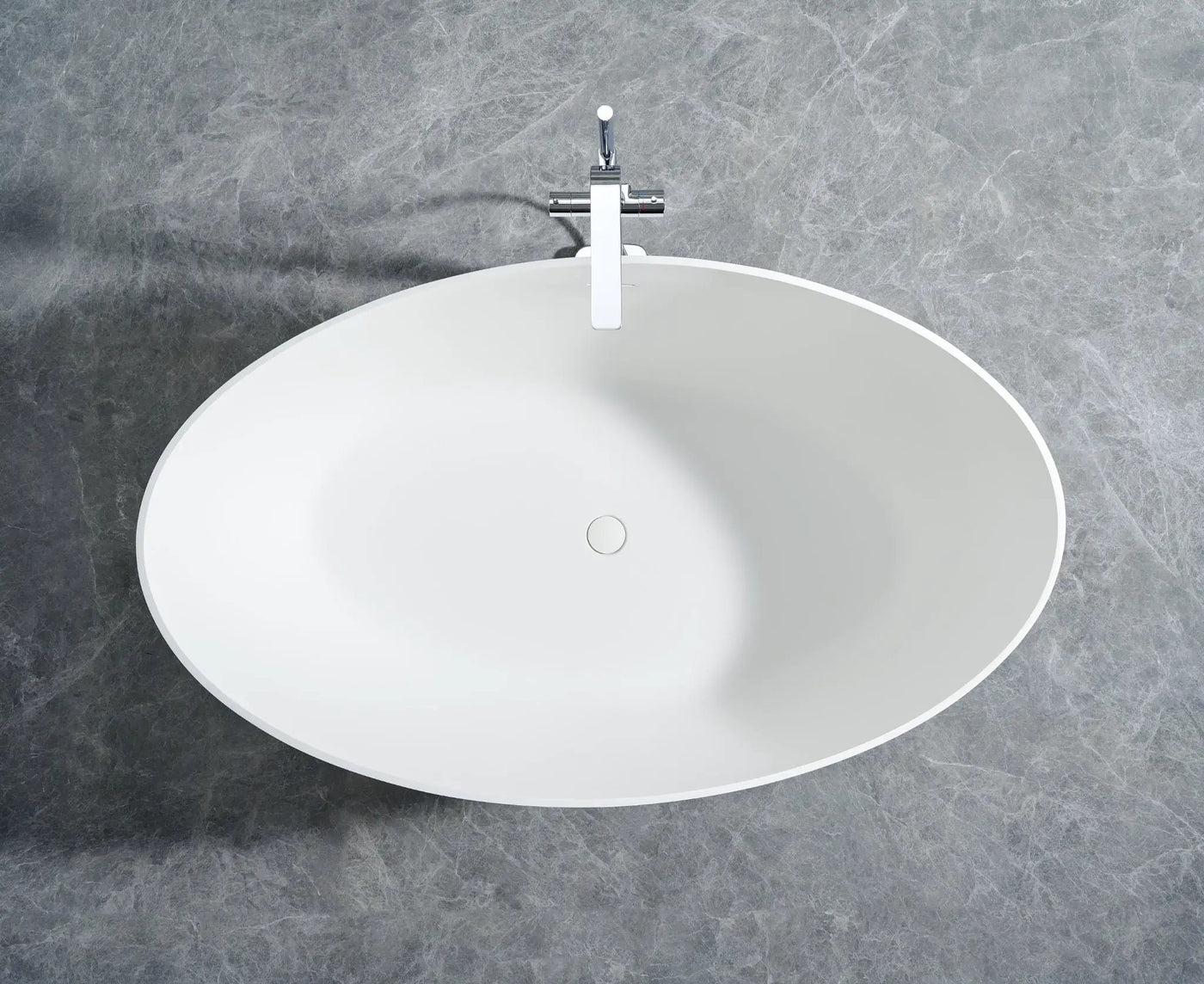 Contoure Freestanding Solid Surface Bathtub by Ancerre Designs