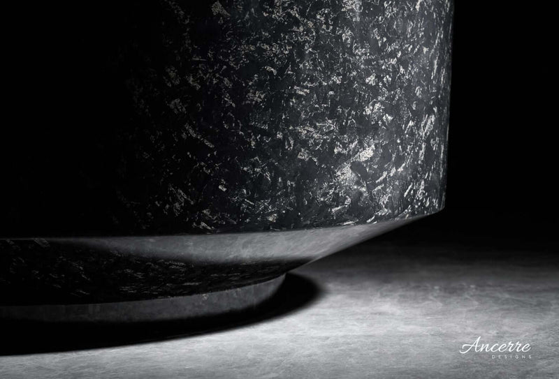 Odessa 67" Freestanding Forged Carbon Fiber Bathtub by Ancerre Designs