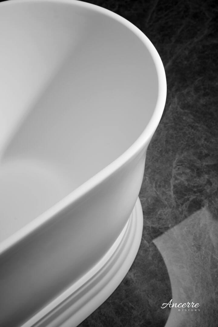 Heritage Freestanding Solid Surface Bathtub by Ancerre Designs