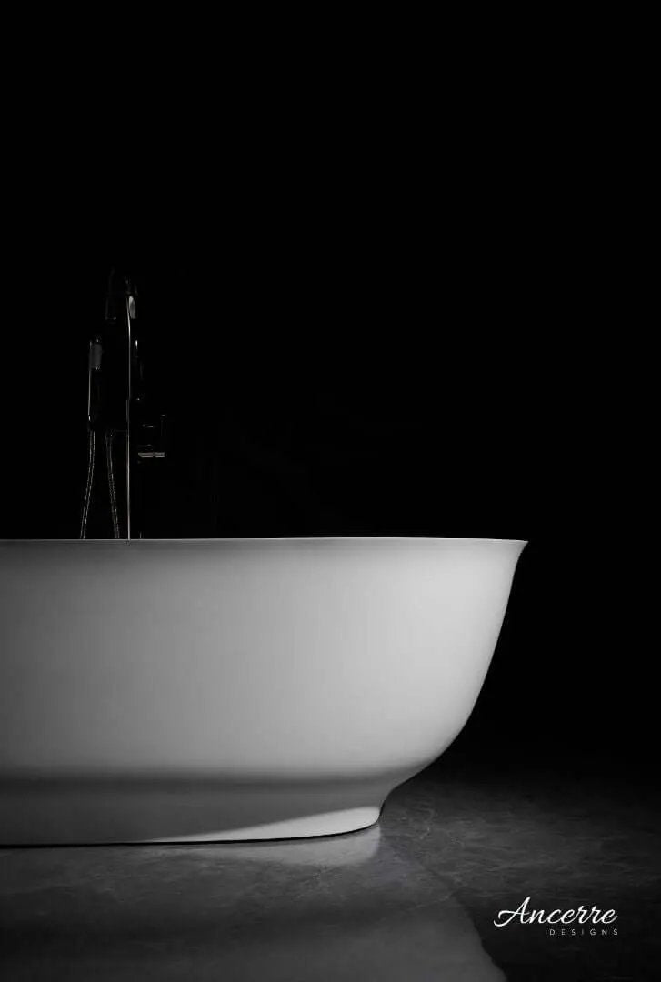 Fiore Freestanding Solid Surface Bathtub by Ancerre Designs