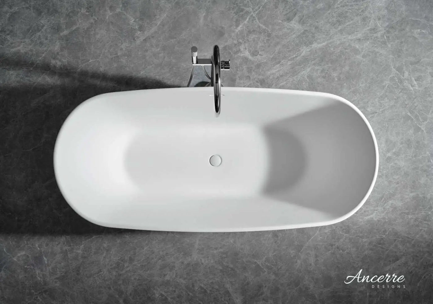 Heritage Freestanding Solid Surface Bathtub by Ancerre Designs