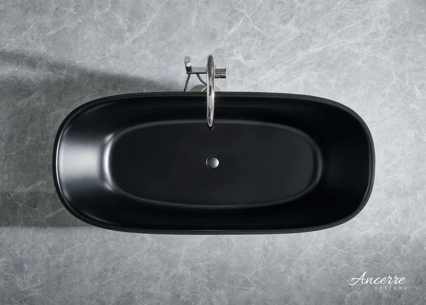 Fiore Freestanding Solid Surface Bathtub by Ancerre Designs