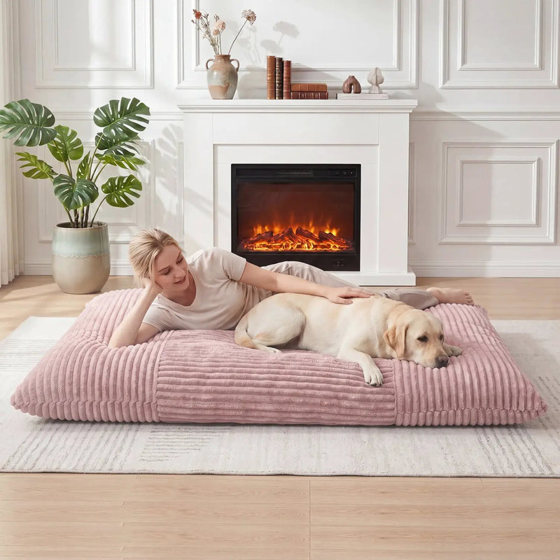 Convertible Bean Bag Floor Sofa with Washable Corduroy Cover by DirectDeals