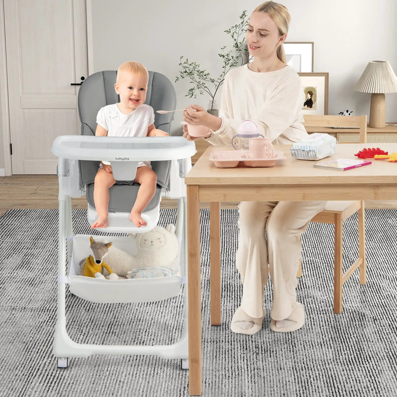 Convertible Infant Dining Chair with 5 Backrest and 3 Footrest Positions by DirectDeals