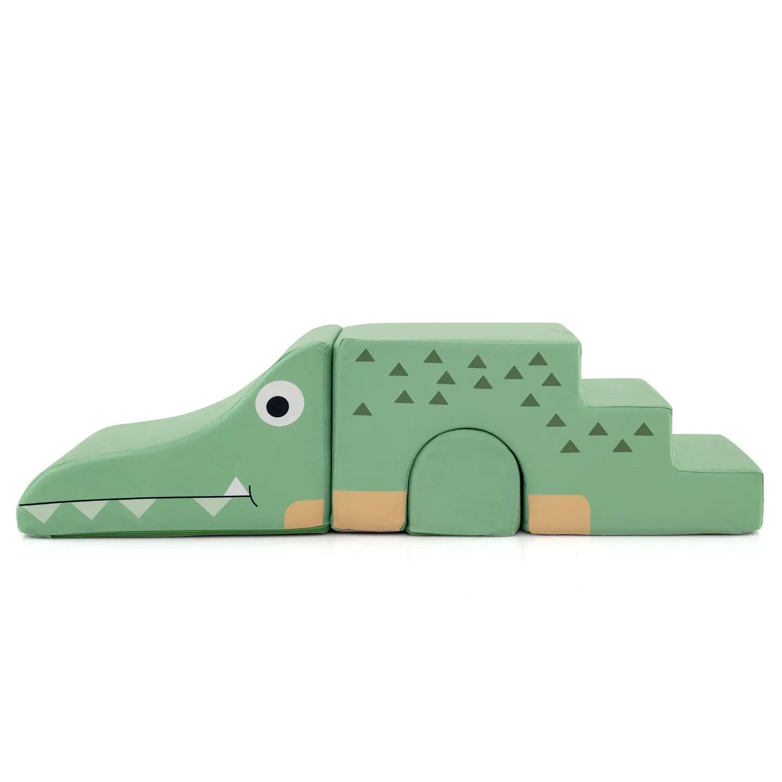 Convertible Kids Play Couch Sofa with Removable Velvet Covers by DirectDeals