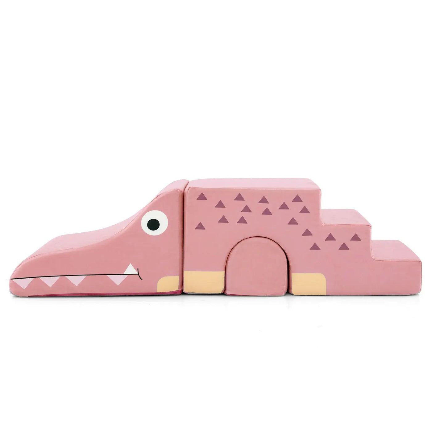 Convertible Kids Play Couch Sofa with Removable Velvet Covers by DirectDeals