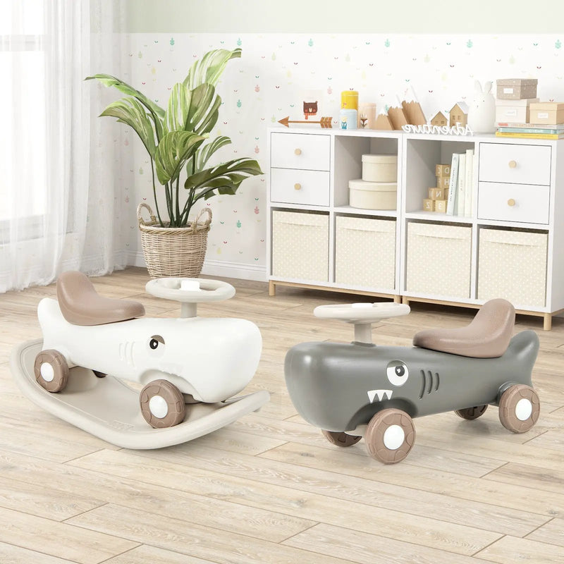 Convertible Rocking Horse and Sliding Car with Detachable Balance Board by DirectDeals
