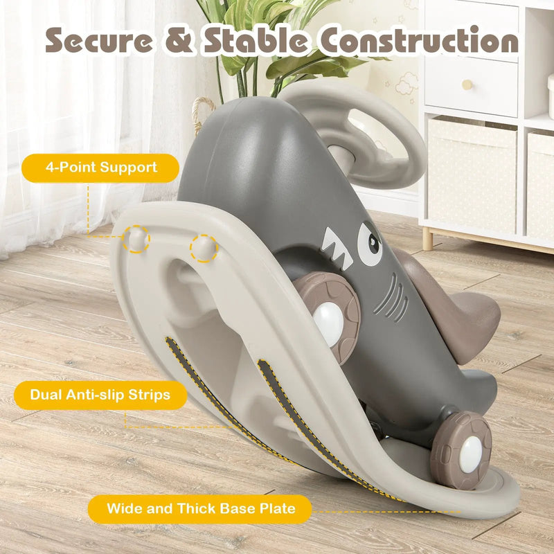 Convertible Rocking Horse and Sliding Car with Detachable Balance Board by DirectDeals
