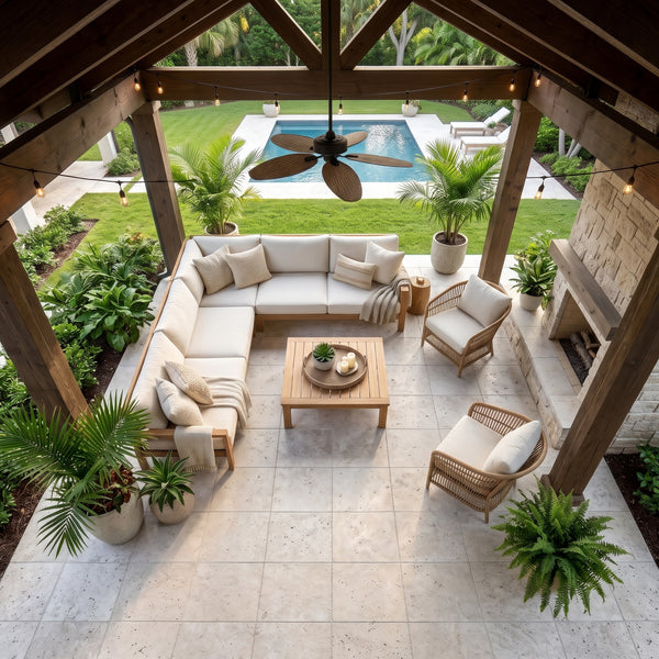 Coral Natural Pavers 24x24