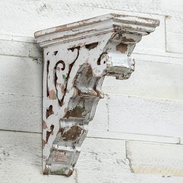 Antique Inspired Distressed Wooden Corbel, Pick Your Style by Decor Steals