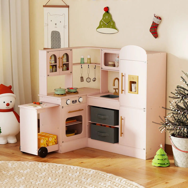Corner Kitchen with Lights and Sounds for Kids Ages 3+ by DirectDeals