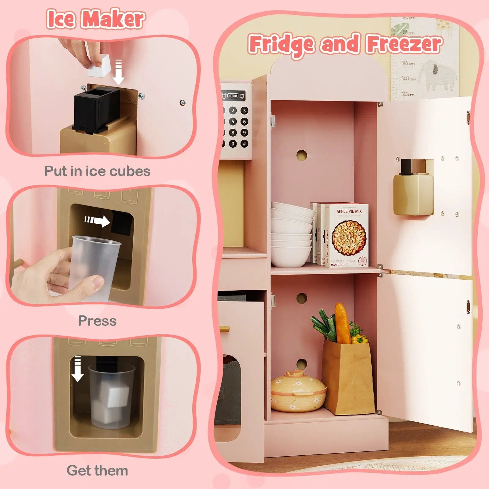 Corner Kitchen with Lights and Sounds for Kids Ages 3+ by DirectDeals