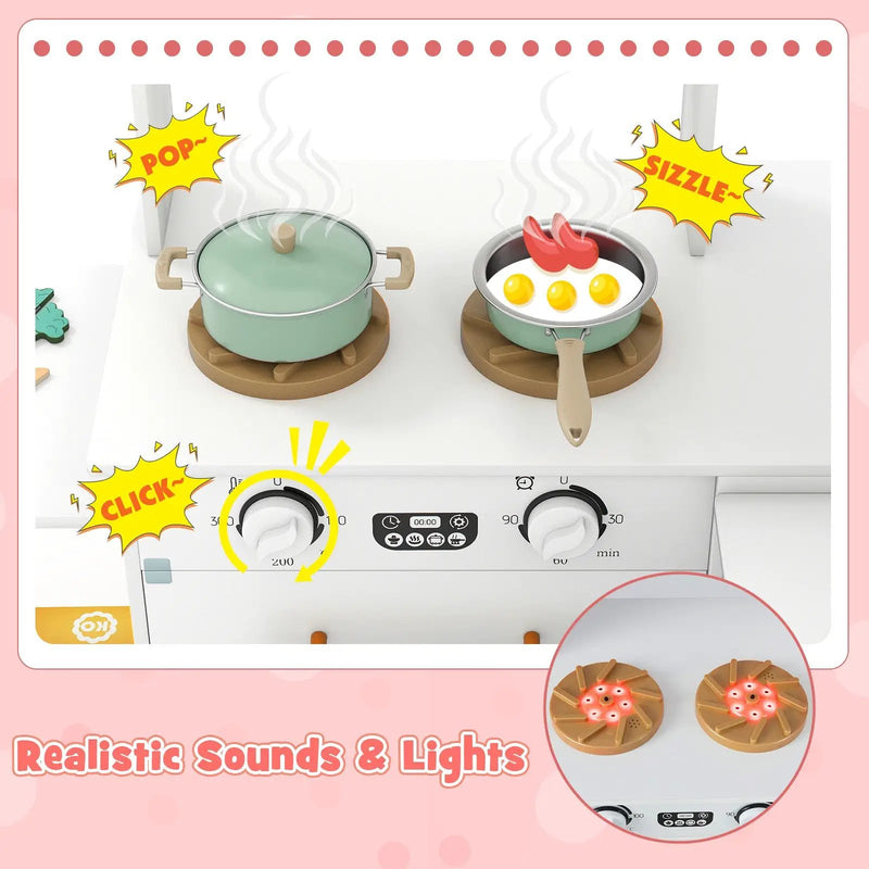 Corner Kitchen with Lights and Sounds for Kids Ages 3+ by DirectDeals