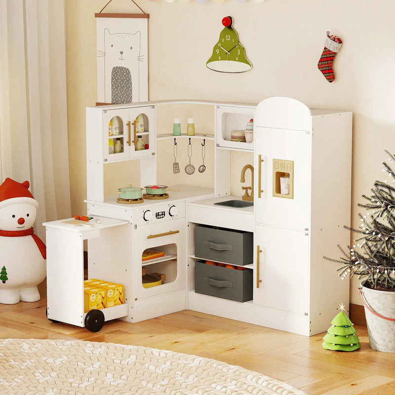 Corner Kitchen with Lights and Sounds for Kids Ages 3+ by DirectDeals